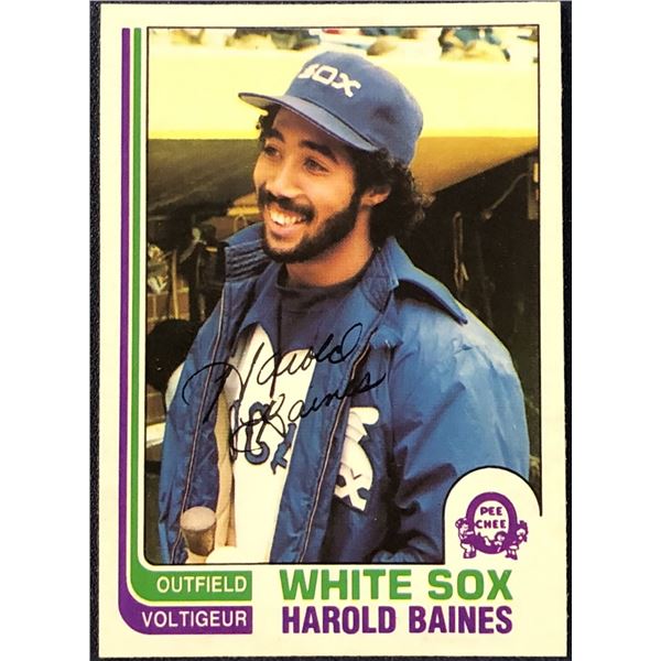 1982 O-PEE-CHEE BASEBALL HAL BAINES (HOF)
