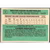 Image 2 : 1984 DONRUSS KEVIN McREYNOLDS ROOKIE CARD
