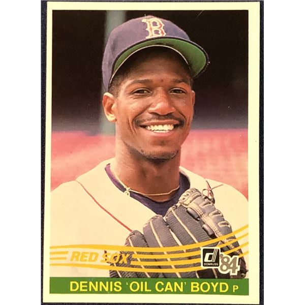 1984 DONRUSS OIL CAN BOYD ROOKIE CARD