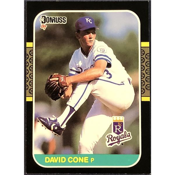 1987 DONRUSS DAVID CONE ROOKIE CARD
