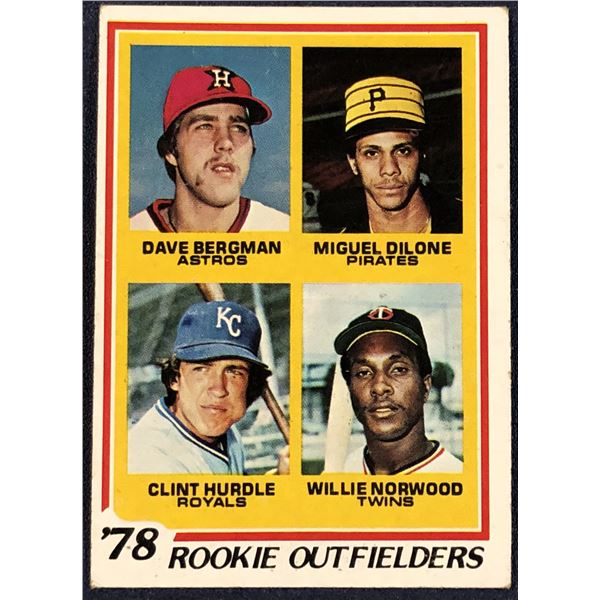 1978 TOPPS CLINT HURDLE ROOKIE CARD