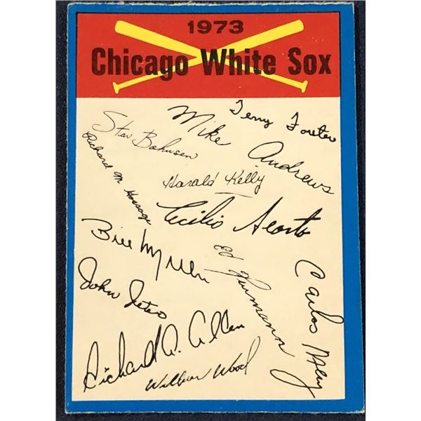 1973 O-PEE-CHEE CHICAGO WHITE SOX
