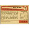Image 2 : 1954 BOWMAN PAUL MINNER