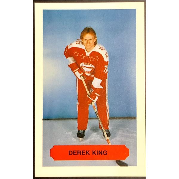 1984-85 JUNIOR CARD - DEREK KING