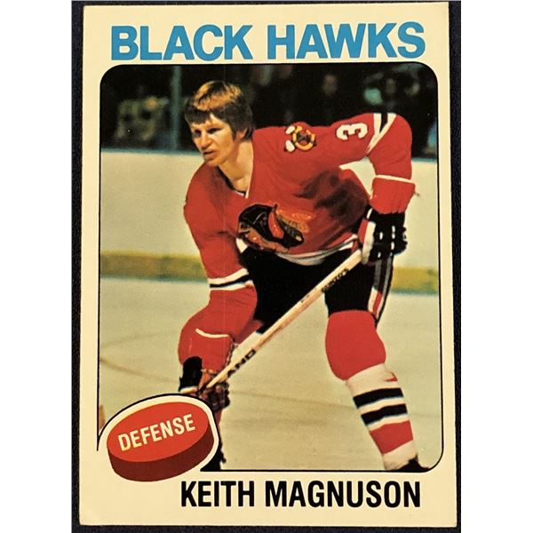 1975-76 TOPPS NHL HOCKEY KEITH MAGNUSON
