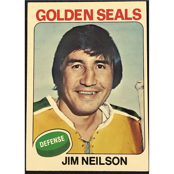 1975-76 TOPPS NHL HOCKEY JIM NEILSON