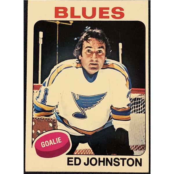 1975-76 TOPPS NHL HOCKEY ED JOHNSTON