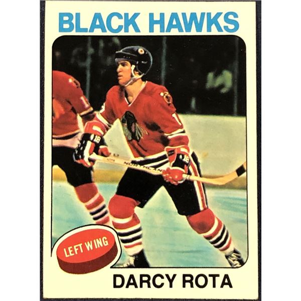 1975-76 TOPPS NHL HOCKEY DARCY ROTA