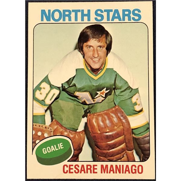 1975-76 TOPPS NHL HOCKEY CESARE MANIAGO