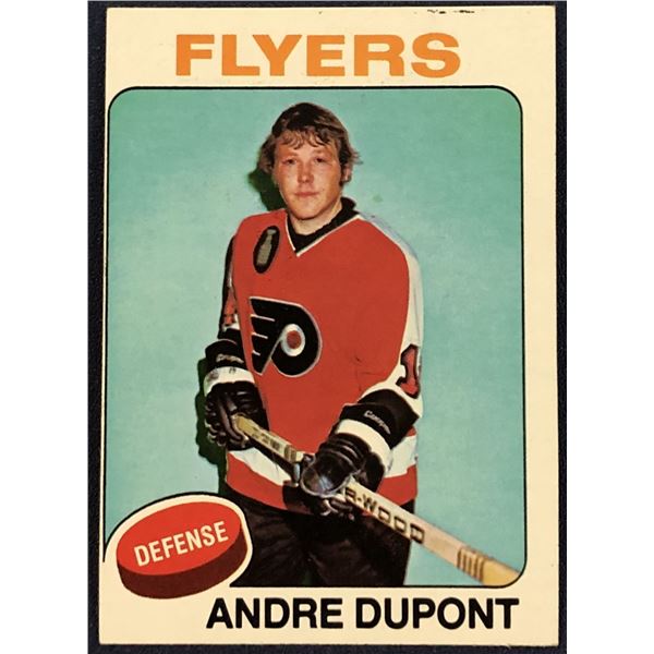 1975-76 TOPPS NHL HOCKEY ANDRE DUPONT