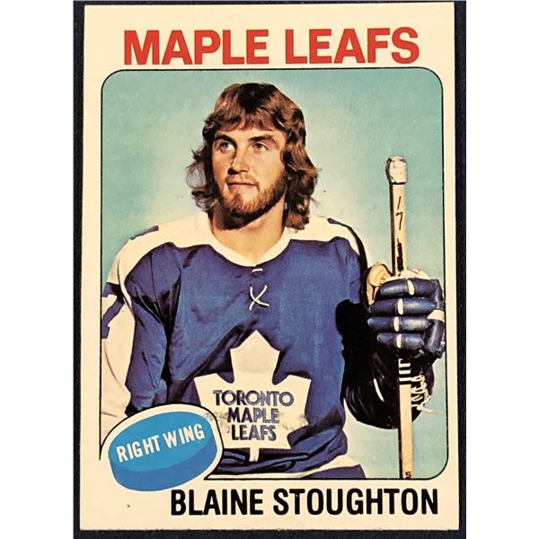 1975-76 TOPPS BLAINE STOUGHTON ROOKIE CARD