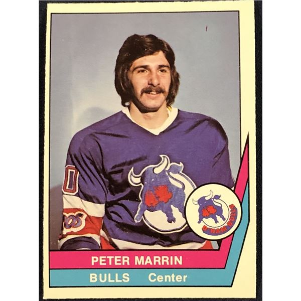 1977-78 O-PEE-CHEE WHA HOCKEY PETER MARRIN