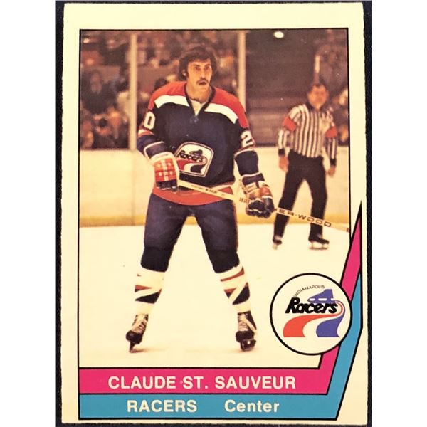 1977-78 O-PEE-CHEE WHA HOCKEY CLAUDE ST. SAUVEUR