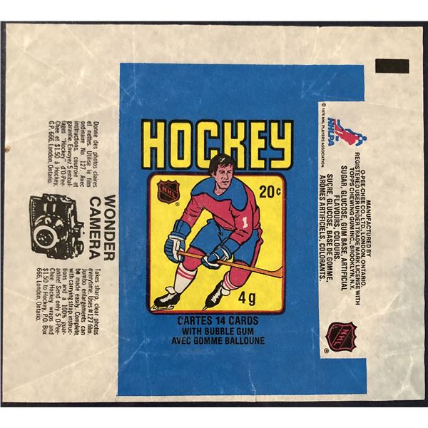 1979-80 O-PEE-CHEE NHL HOCKEY WRAPPER
