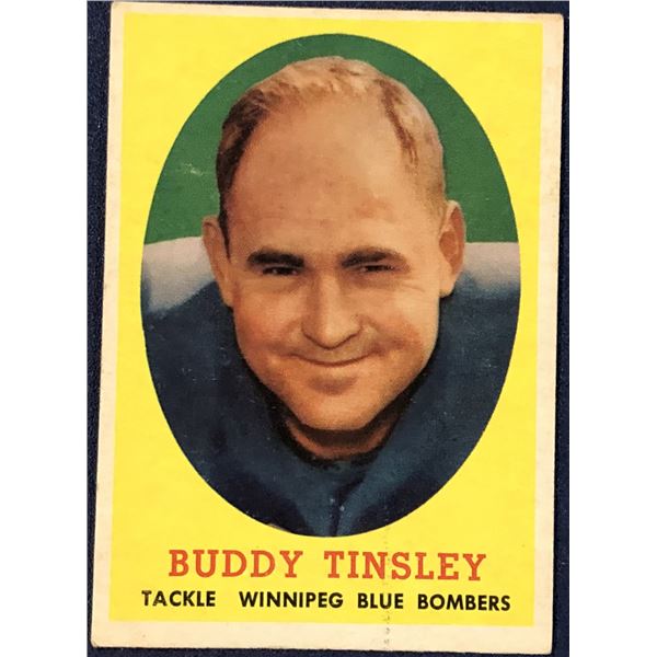 1958 O-PEE-CHEE CFL FOOTBALL BUD TINSLEY (HOF)