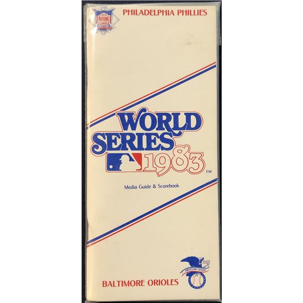 1983 WORLD SERIES MEDIA GUIDE