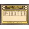 Image 2 : 1981 FLEER RICKEY HENDERSON (HOF) ROOKIE CARD