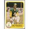 Image 1 : 1981 FLEER RICKEY HENDERSON (HOF)