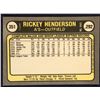 Image 2 : 1981 FLEER RICKEY HENDERSON (HOF)