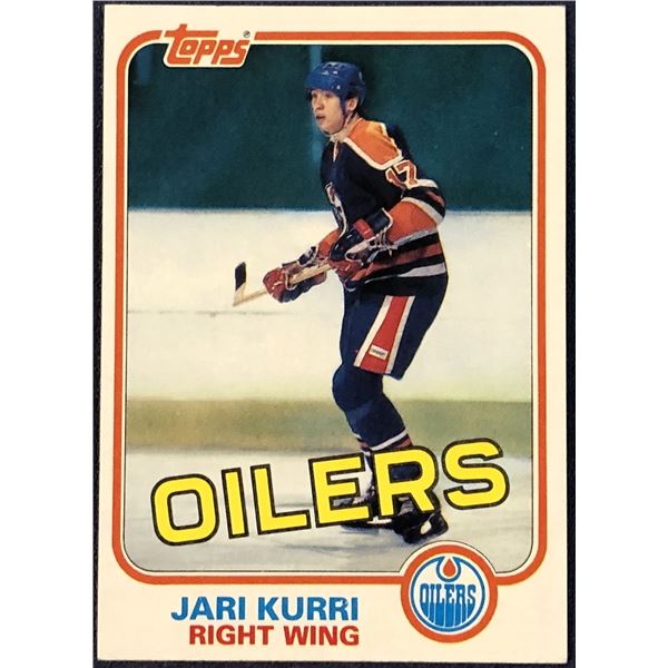 1981-82 TOPPS JARI KURRI ROOKIE CARD