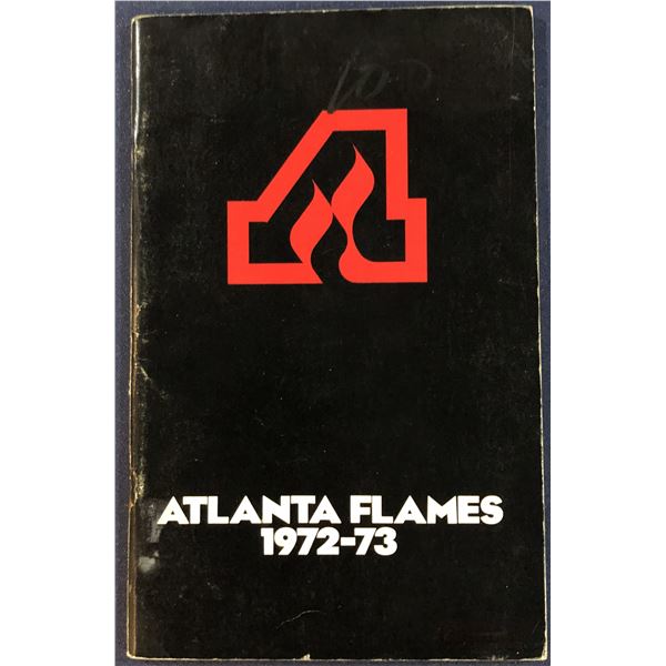 1972-73 ATLANTA FLAMES MEDIA GUIDE