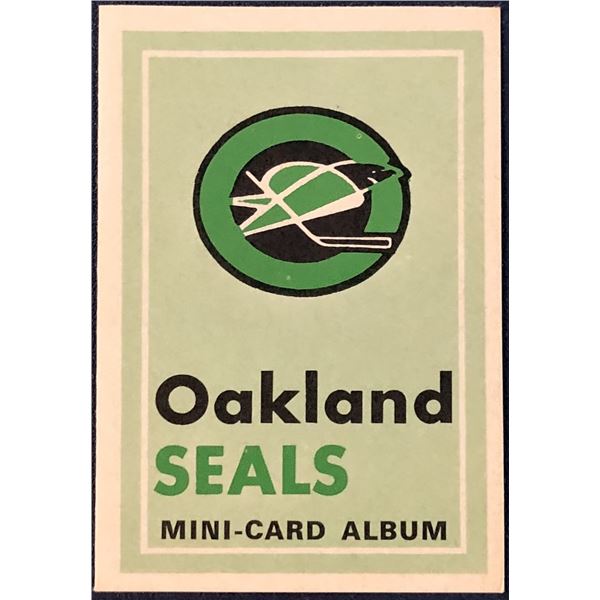 1969-70 O-PEE-CHEE NHL MINI CARD ALBUM - OAKLAND SEALS