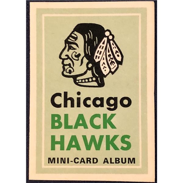 1969-70 O-PEE-CHEE NHL MINI CARD ALBUM - CHICAGO BLACK HAWKS