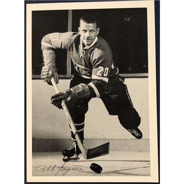 1960-61 YORK PEANUT BUTTER PHIL GOYETTE