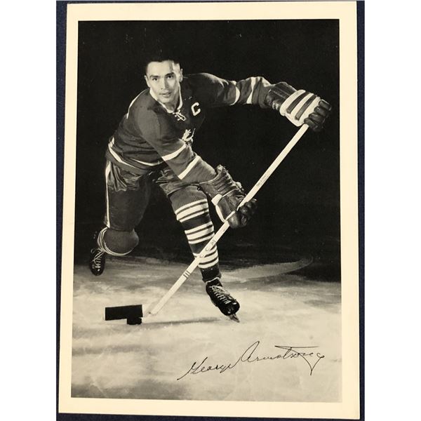 1960-61 YORK PEANUT BUTTER GEORGE ARMSTRONG (HOF)