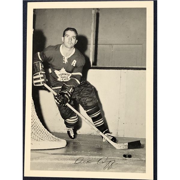 1960-61 YORK PEANUT BUTTER DICK DUFF (HOF)