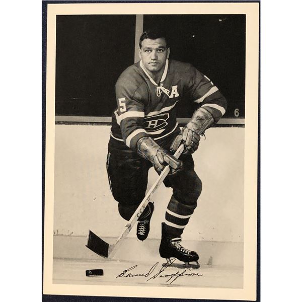 1960-61 YORK PEANUT BUTTER BOOM BOOM GEOFFRION (HOF)