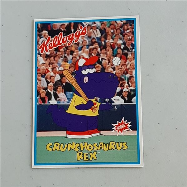 Kellogg's Crunchosaurus Rex Rookie Card