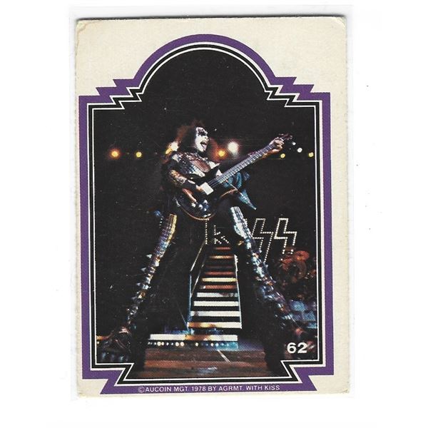 1978 Donruss Aucoin KISS Trading cards card #62