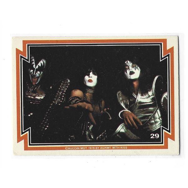 1978 Donruss Aucoin KISS Trading cards card #29