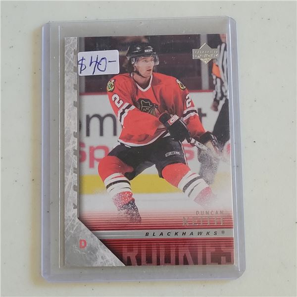 Duncan Keith Upper Deck Young Guns Rookie card
