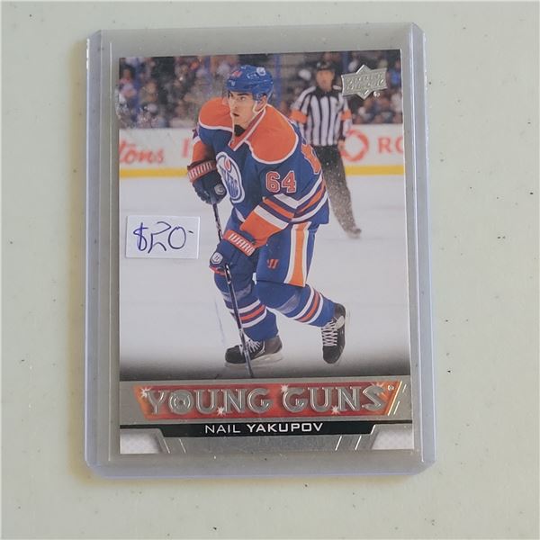 Nail Yakupov Upper Deck Young Guns Rookie card
