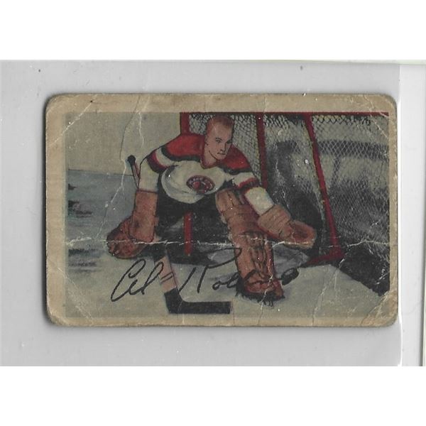 Al Rollins 1952-53 Parkhurst Hockey card #31