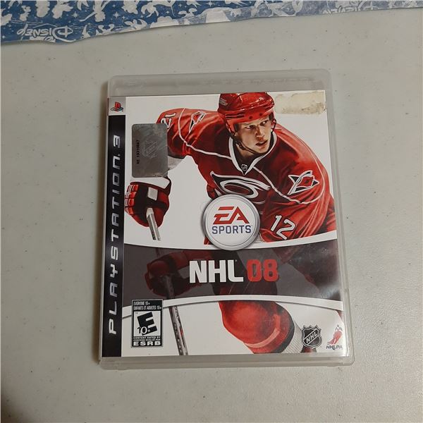 EA Sports NHL 08 PS3 Playstation 3 Game