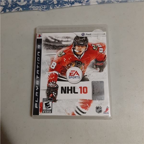 EA Sports NHL 10 PS3 Playstation 3 Game