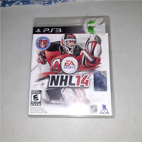 EA Sports NHL 14 PS3 Playstation 3 Game