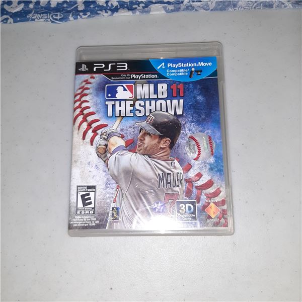 MLB 11 The Show PS3 Playstation 3 Game