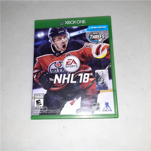 EA Sports NHL 18 Xbox One Game