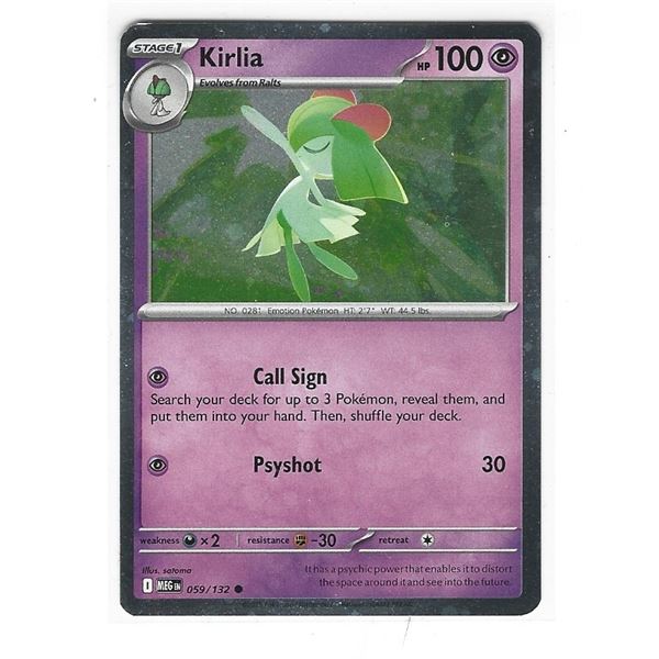 Pokemon Kirlia Cosmos Holo Promo 059/132