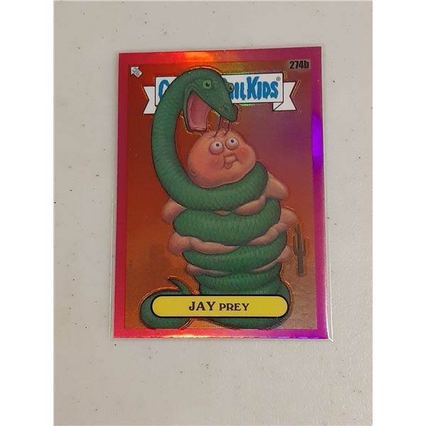 2024 Topps Chrome Garbage Pail Kids Magenta Refractor 274b Jay Prey