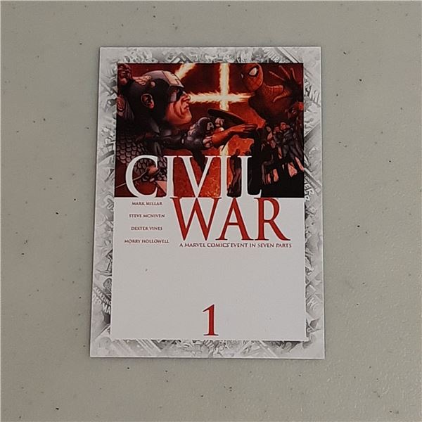 2012 Upper Deck Marvel Beginnings III Breakthrough Issues card B-131 Civil War #1