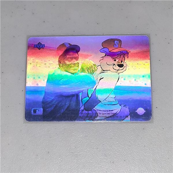 1992 Upper Deck Comic Ball 3 Hologram Ken Griffey Sr. / Mama Bear