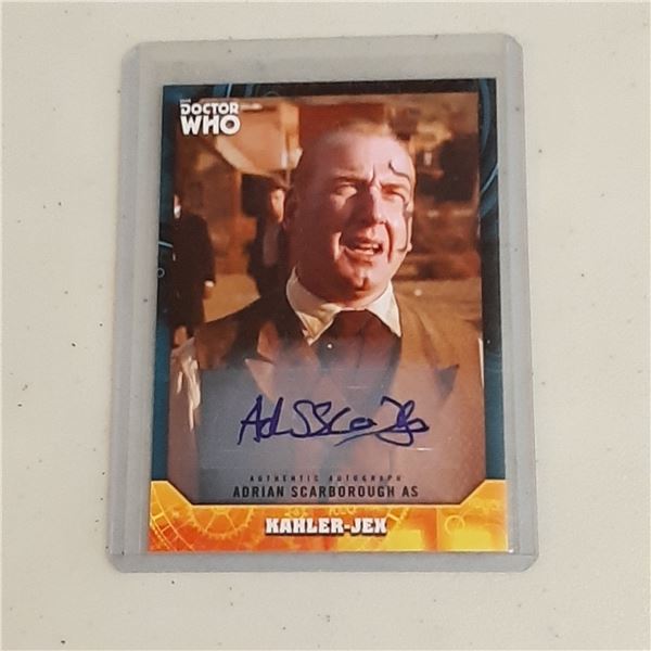 Doctor Who Signature Series Adrian Scarborough as Kahler-Jex Autograph card #64