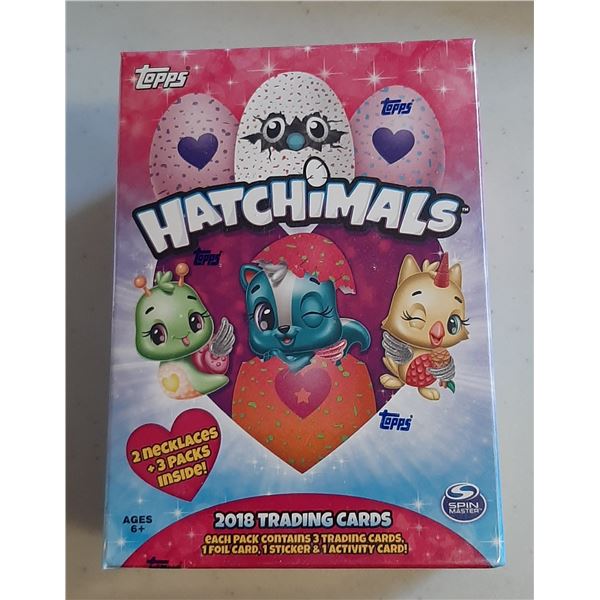 Hatchimals Trading Cards Sealed Blaster Box - 2 Necklaces and 3 Packs of cards per box