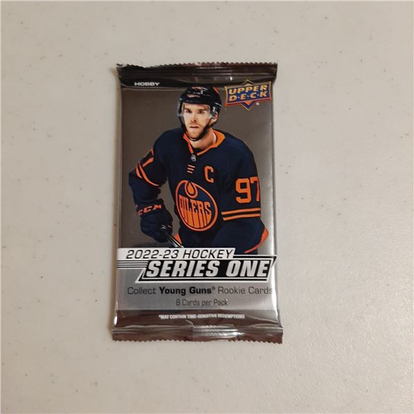 2022-23 Upper Deck Series 1 Hockey Sealed 8 card Pack