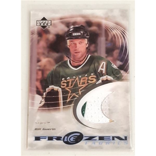 Bill Guerin 2003-04 Ice Frozen Fabrics 3 colour Jersey card FF-BG